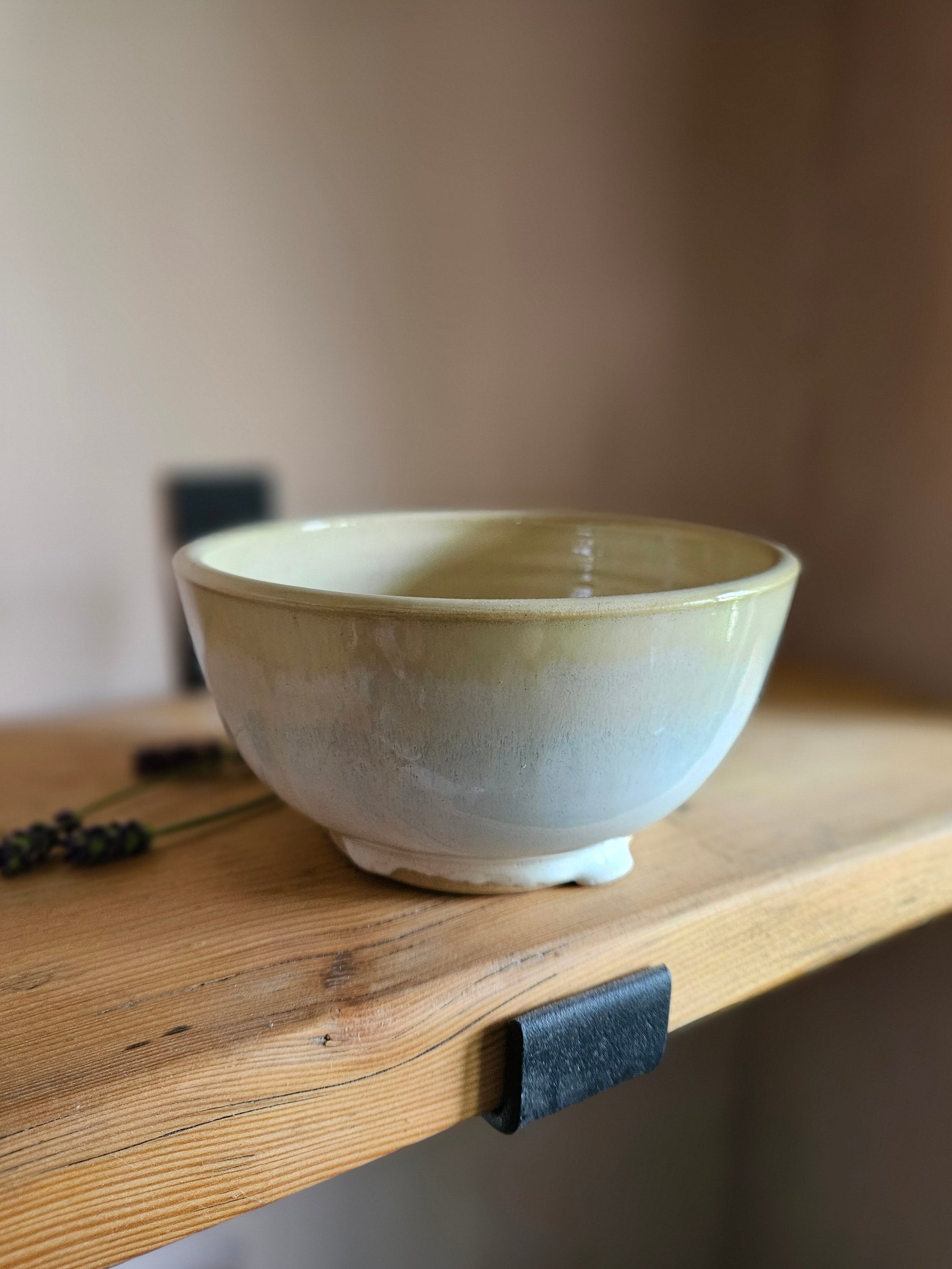 Yellow and White Bowl