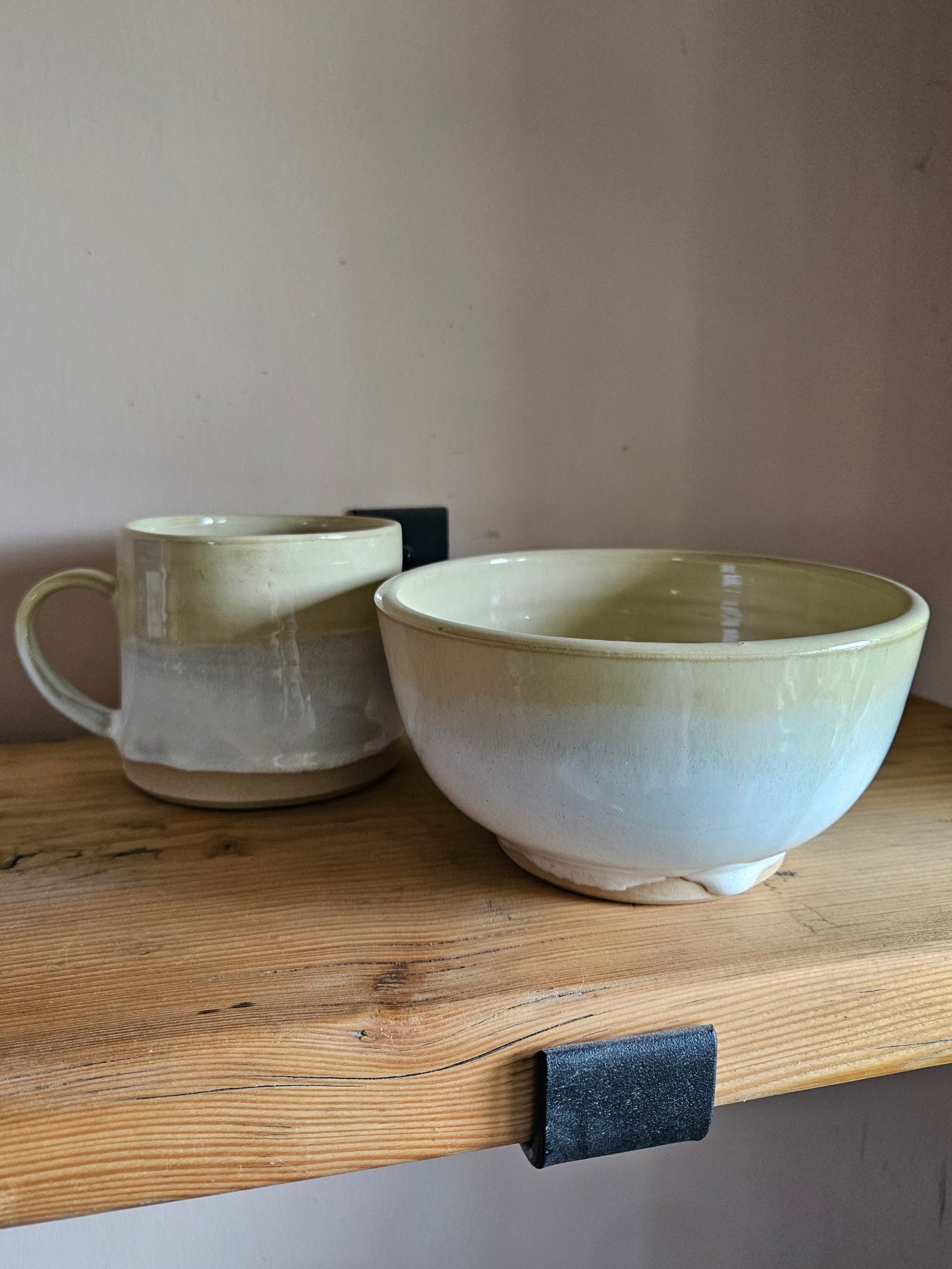 Yellow and White Bowl