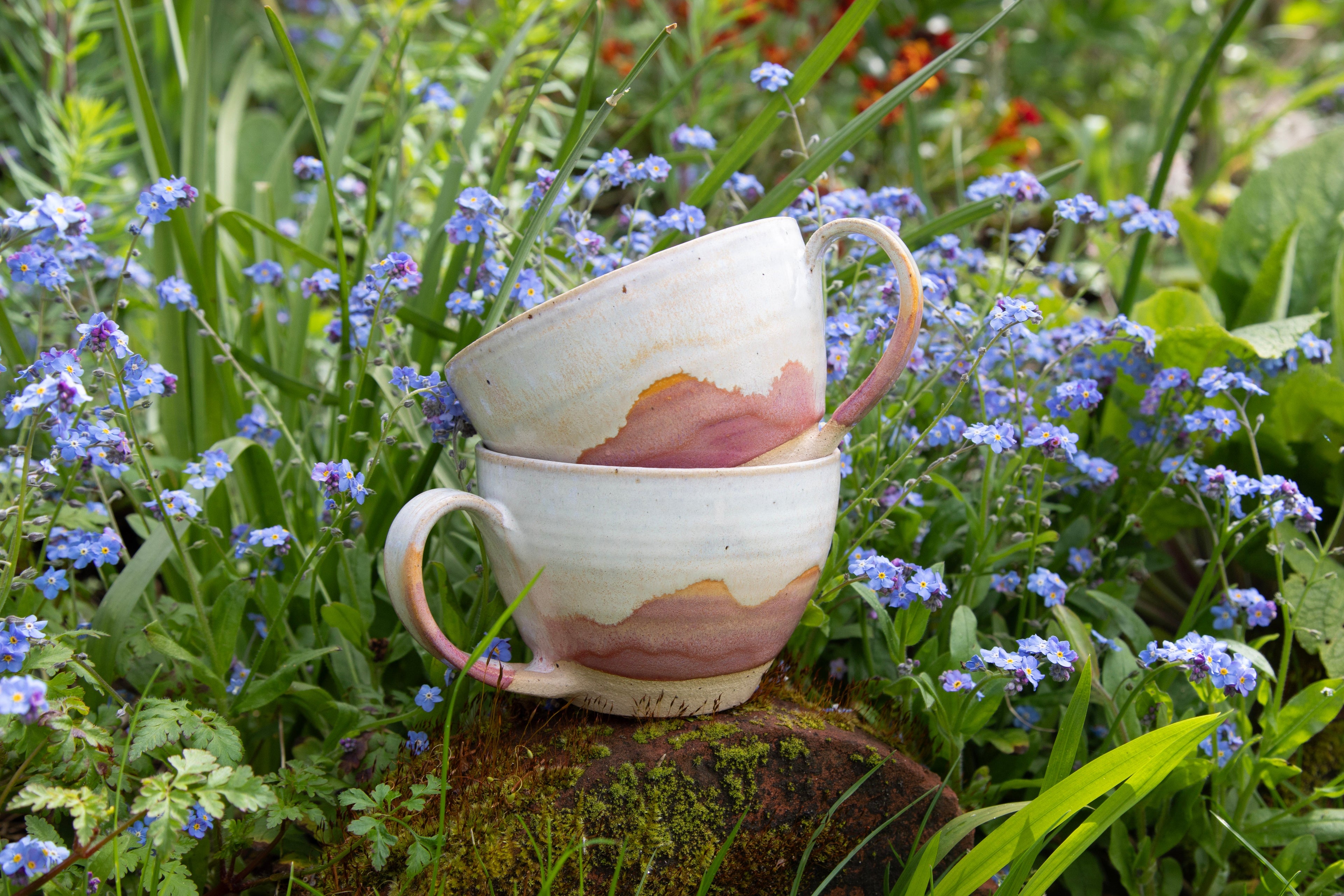 Pink Curve Mug